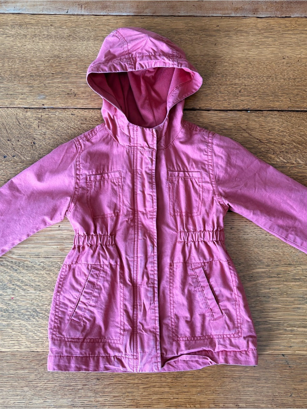 Old Navy Pink Hooded Kids Raincoat